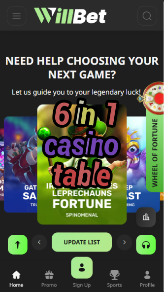 6 in 1 Casino Table - Multi-Game Entertainment-casinoorder.vip