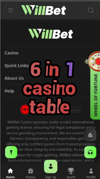 6 in 1 Casino Table - Multi-Game Entertainment-casinoorder.vip
