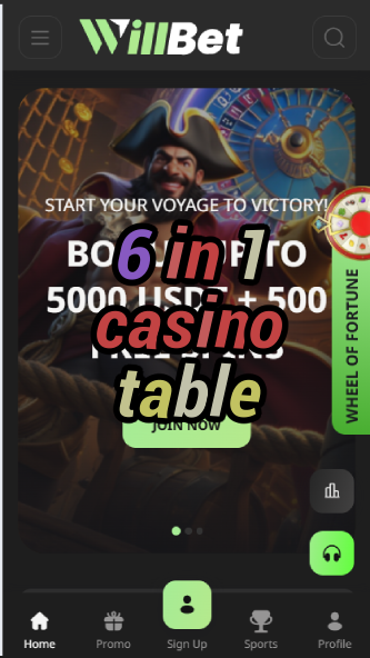 6 in 1 Casino Table - Multi-Game Entertainment-casinoorder.vip